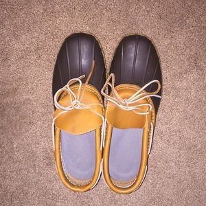 LL Bean ladies brown Bean Boots